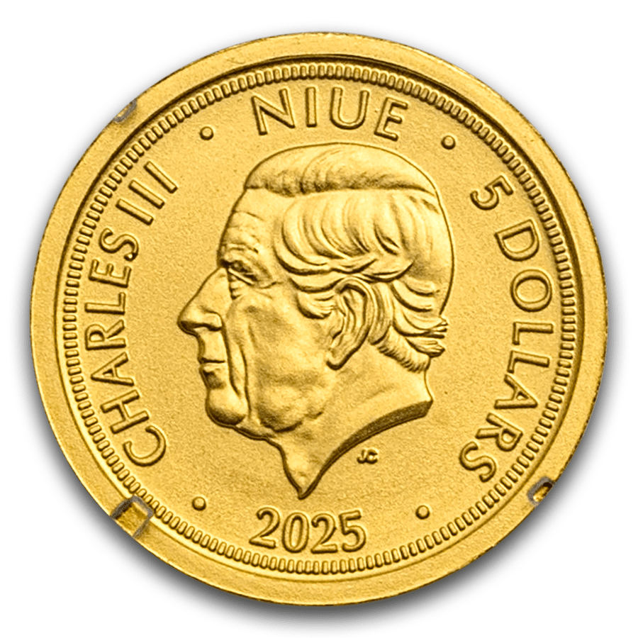 1/25 ounce Gold Coin - Czech Lion 2025 thumbnail 2