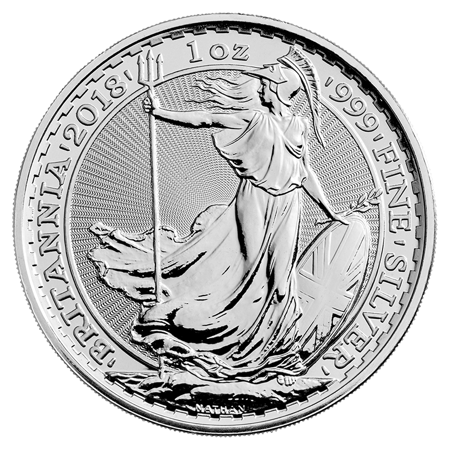 1 ounce Silver Coin - Britannia 2018 — photo 1