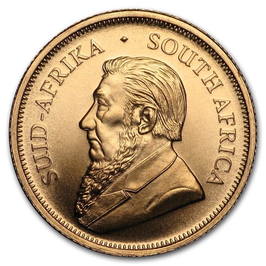 1/10 ounce Gold Coin - Krugerrand Mixed Years thumbnail 2