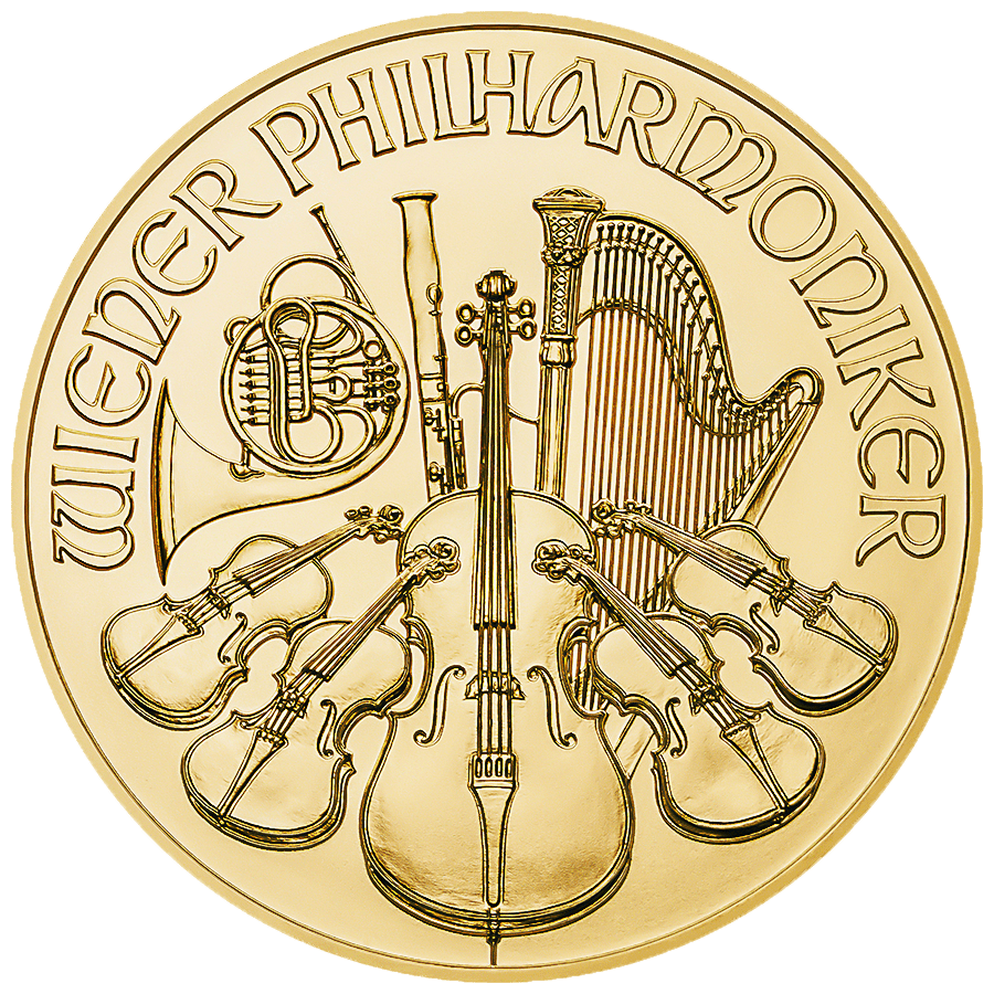 1/2 ounce Gold Coin - Philharmonic - Mixed Years — photo 1