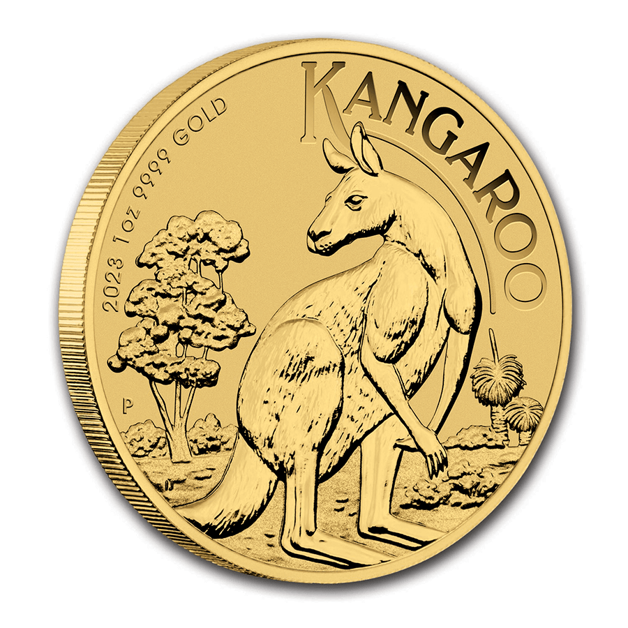 1 ounce Gold Coin - Kangaroo 2023 thumbnail 3
