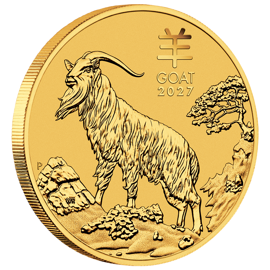 1/2 ounce Gold Coin - Australian Lunar Goat 2027 thumbnail 3