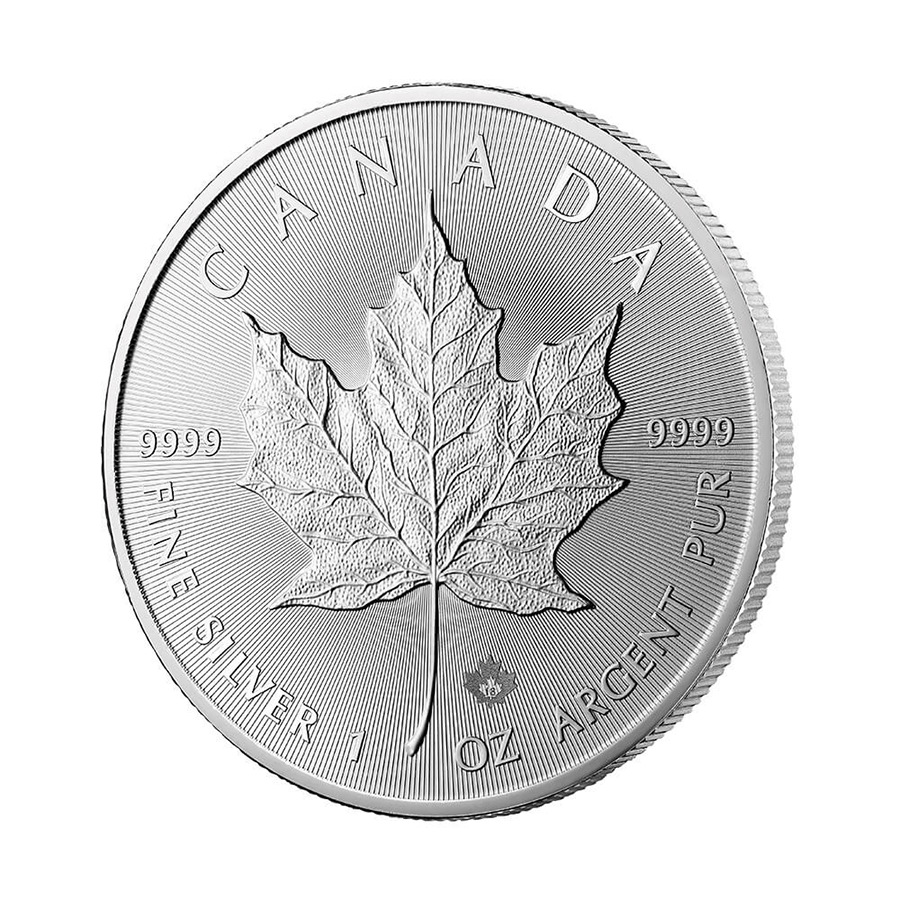 1 oz Silver Coin - Maple Leaf BU 2018 thumbnail 4