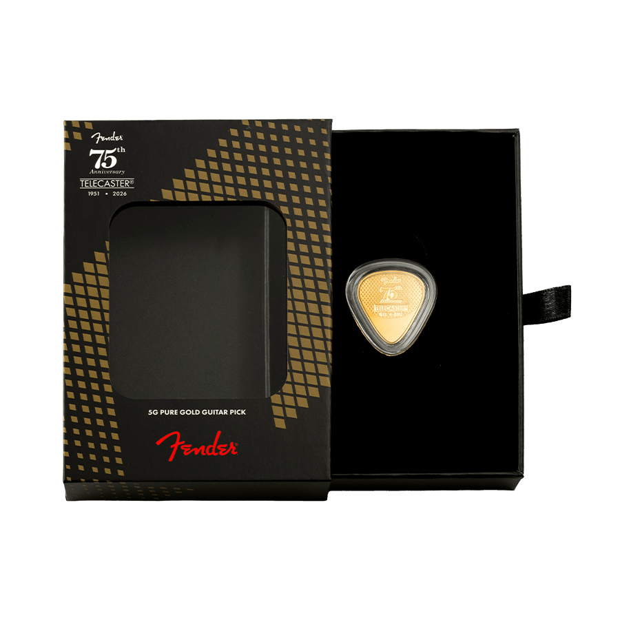 5 gram Gold Bar - Fender Telecaster 75th Anniversary thumbnail 7
