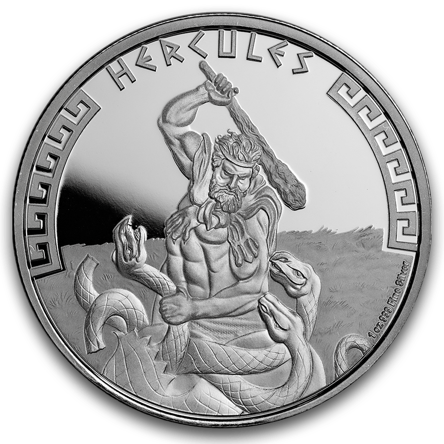 1 ounce Silver Coin - Greek Heroes Hercules 2023 — photo 1