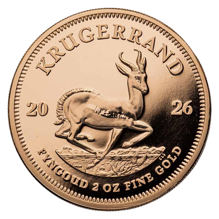 2 ounce Gold Coin - Krugerrand Piedfort Proof 2026 — photo 1