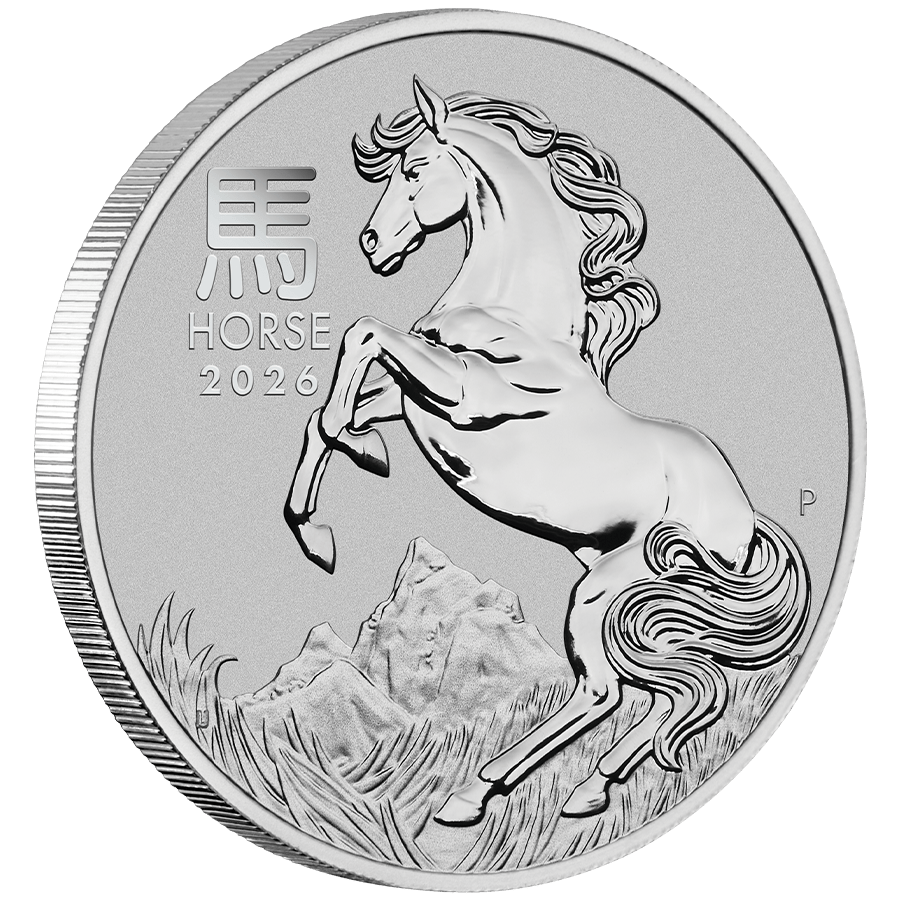 1 ounce Platinum Coin - Australia Lunar Horse 2026 (Series III) thumbnail 3
