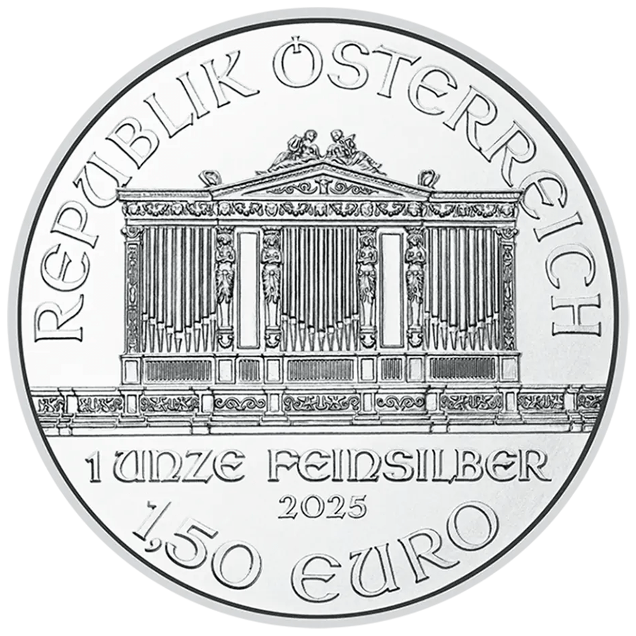 1 ounce Silver Coin - Philharmonic 2025 thumbnail 2