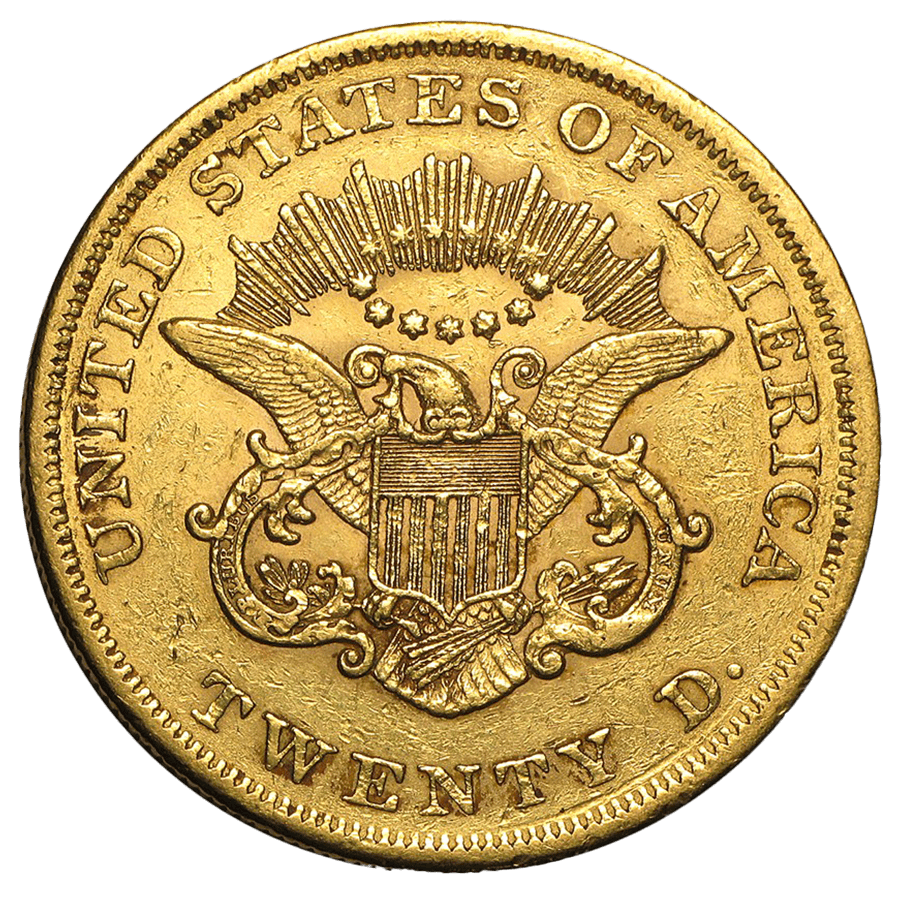 20 US Dollars Gold Coin - Liberty Double Eagle Mixed Years thumbnail 2