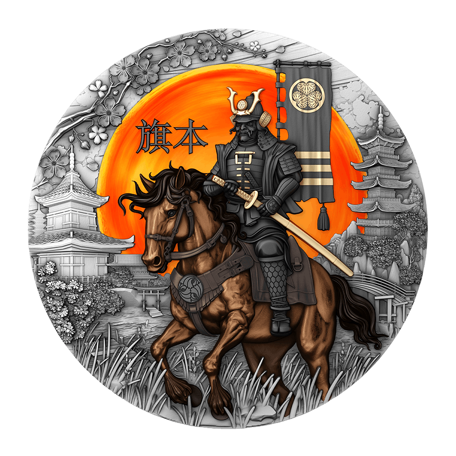 2 ounce Silver Coin - Hatamoto — photo 1