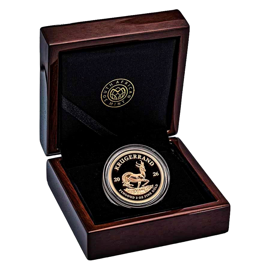 2 ounce Gold Coin - Krugerrand Piedfort Proof 2026 thumbnail 3