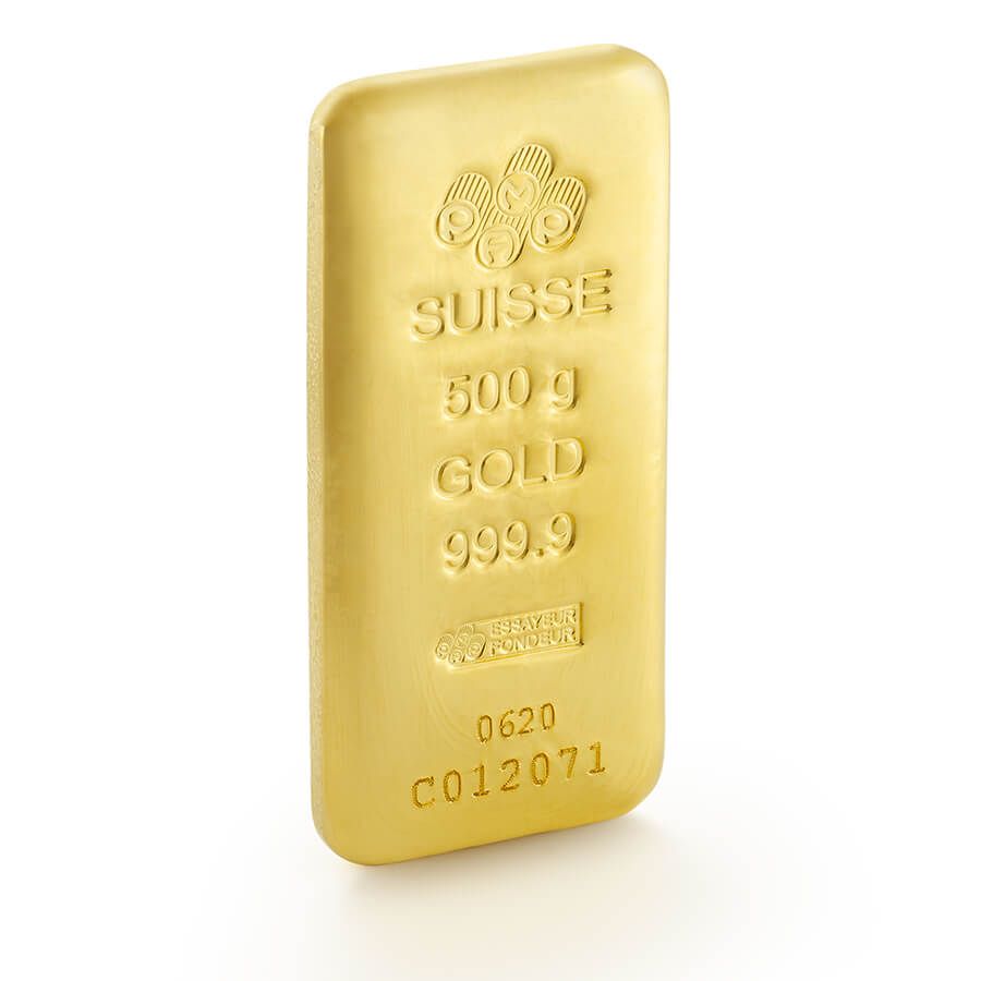500 gram Gold Bar - PAMP Suisse - Previous Design thumbnail 2