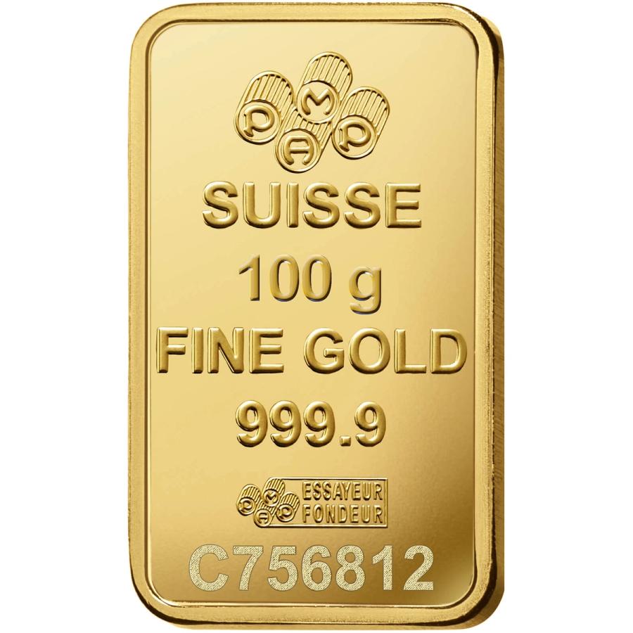 100 gram Gold Bar - PAMP Suisse Liberty thumbnail 4