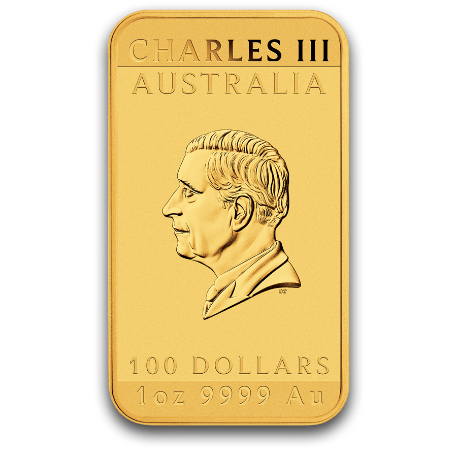 1 ounce Gold Rectangular Coin - Australia Dragon 2025 thumbnail 2