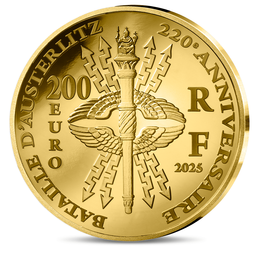 1 ounce Gold Coin - Battle of Austerlitz thumbnail 2