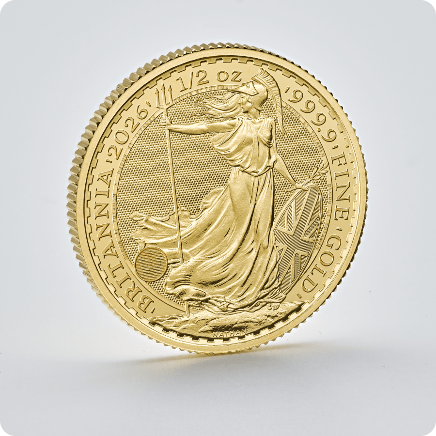 1/2 ounce Gold Coin - Britannia 2026 thumbnail 3