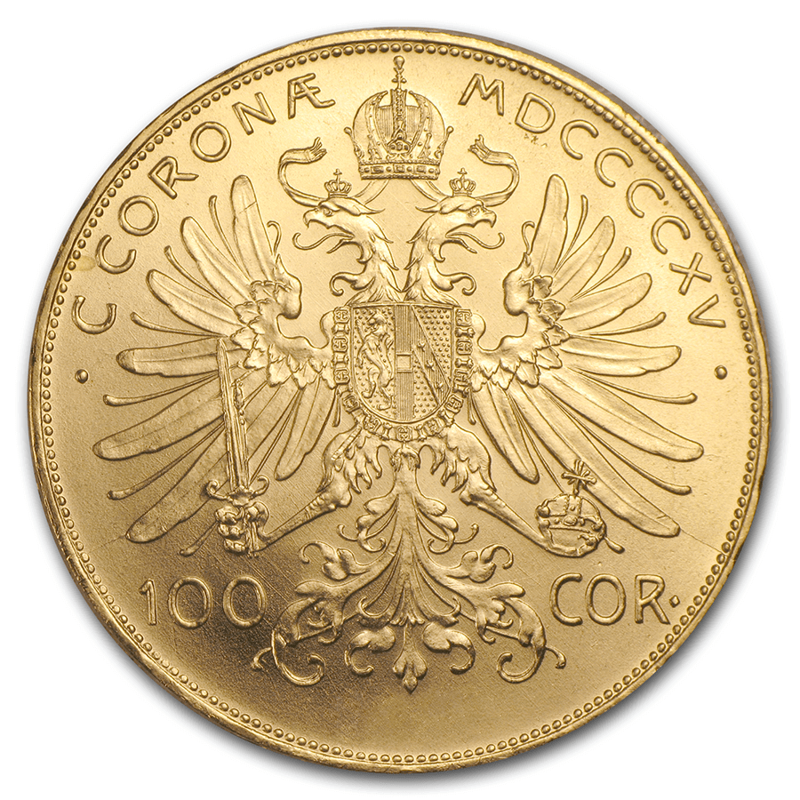100 Coronas Gold Coin - Austria - Mixed Years thumbnail 2