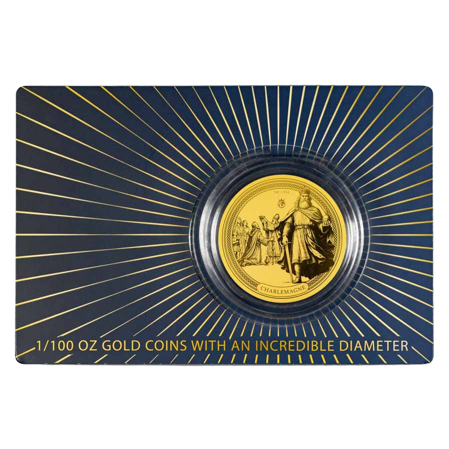 1/100 oz Gold Coin - Emperors of the World - Charlemagne 2026 — photo 1