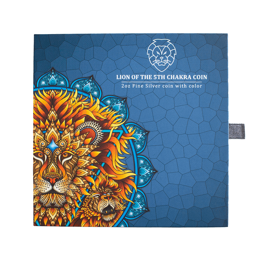 2 ounce Silver Coin – Lion of the 5th Chakra thumbnail 4