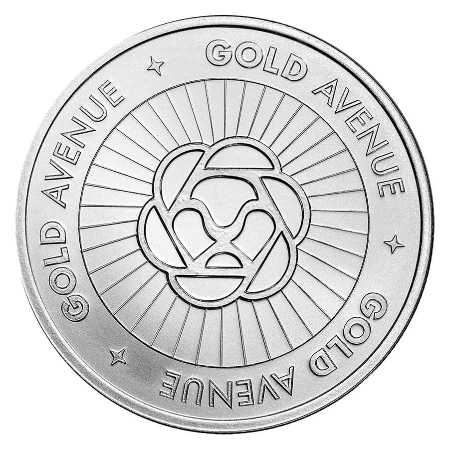 1 ounce Silver Round - GOLD AVENUE  — photo 1