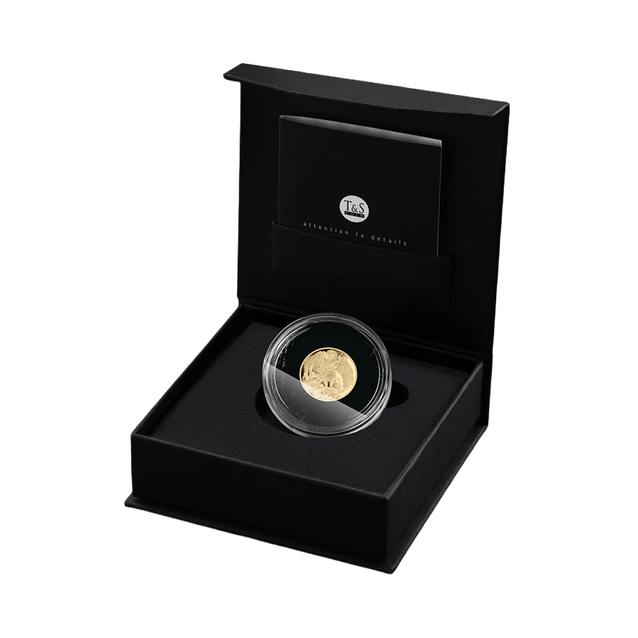 0.5 gram Gold Coin - Archangel Michael thumbnail 3