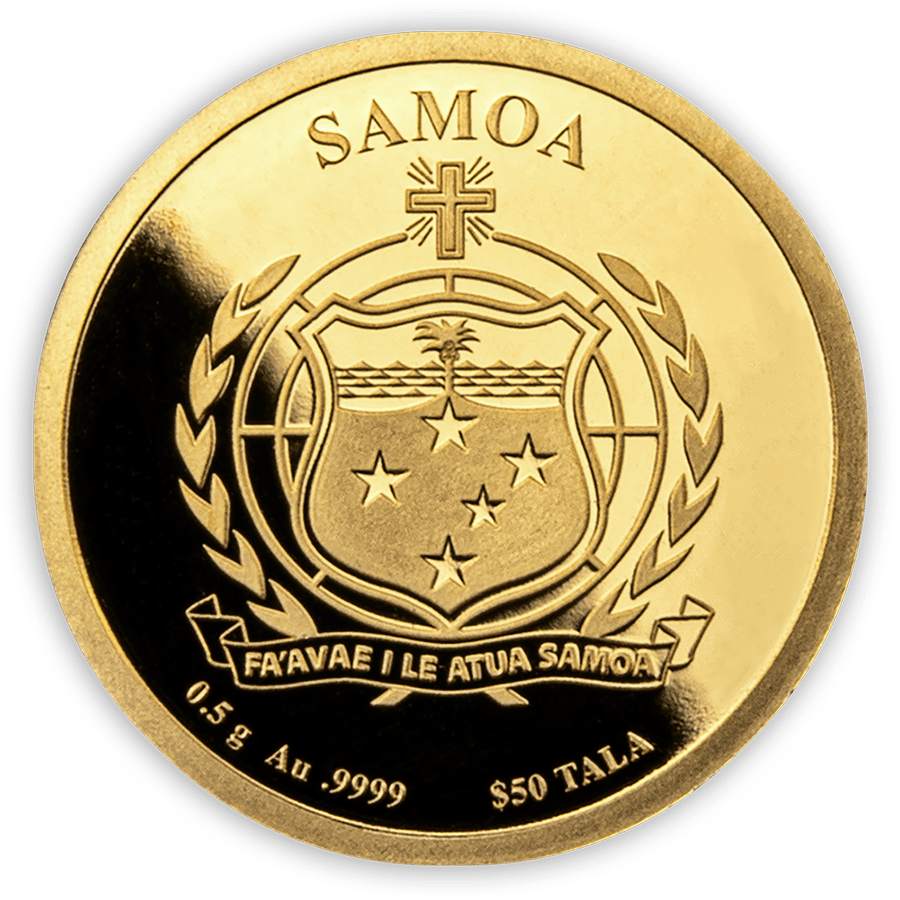0.5 gram Gold Coin - Gaudi thumbnail 2