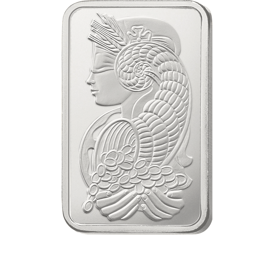 5 ounce Silver Bar - PAMP Suisse Lady Fortuna — photo 1