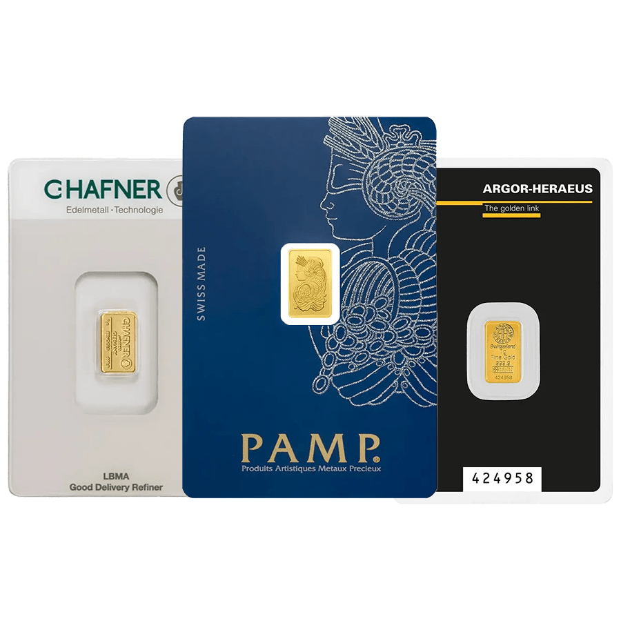 1 gram Gold Bar - Random Mint — photo 1