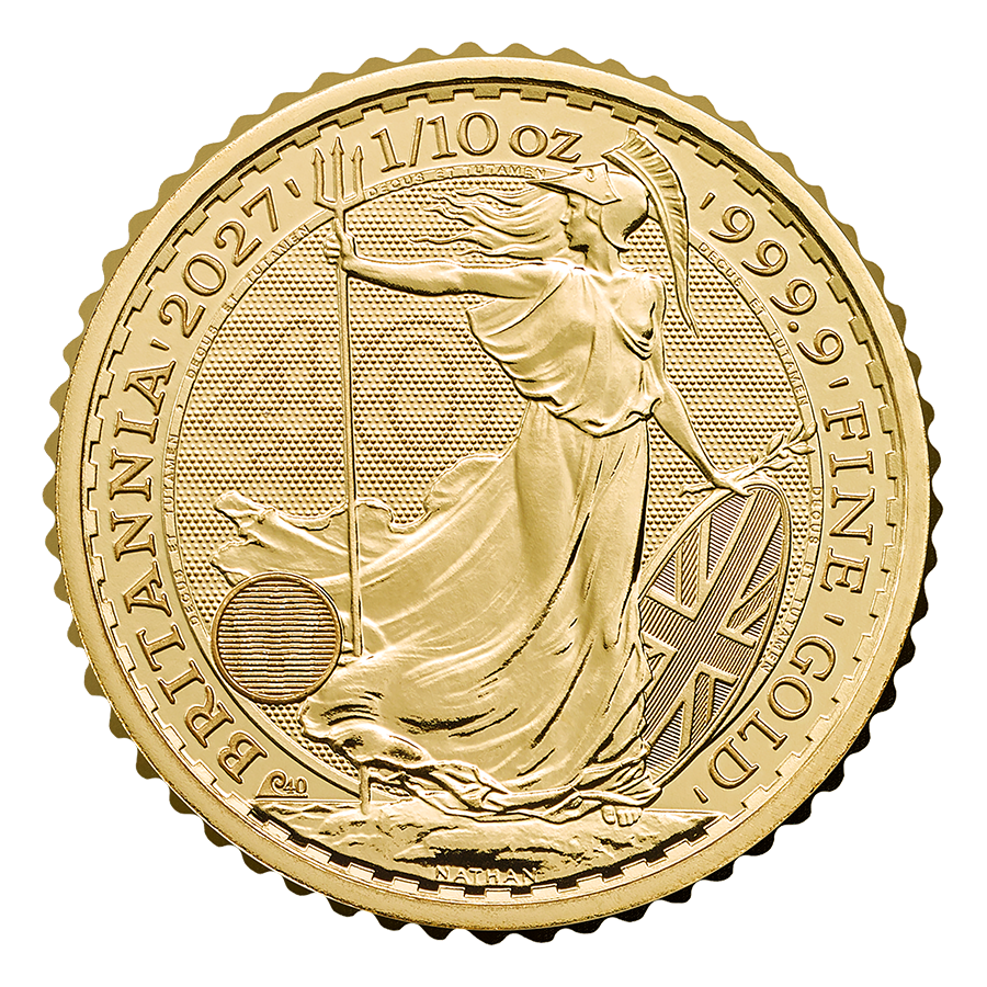 1/10 ounce Gold Coin -  Britannia 2027 — photo 1