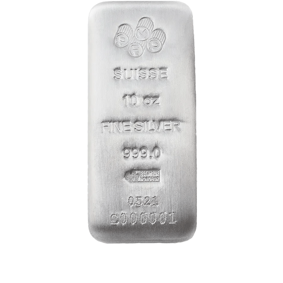 10 ounce Silver Bar - PAMP Suisse