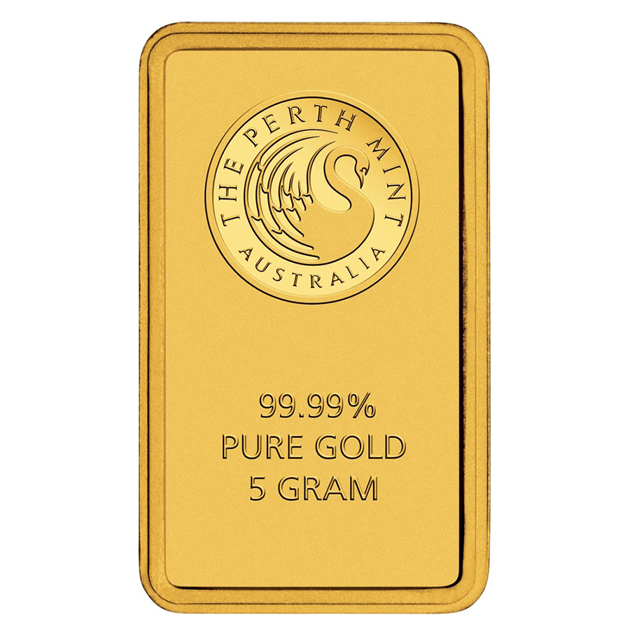 5 gram Gold Bar - The Perth Mint  thumbnail 4