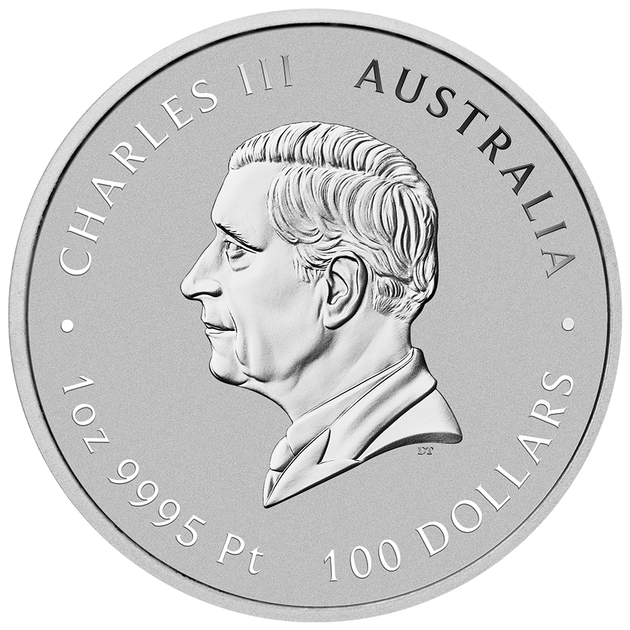 1 ounce Platinum Coin - Australian Lunar Goat 2027 thumbnail 2