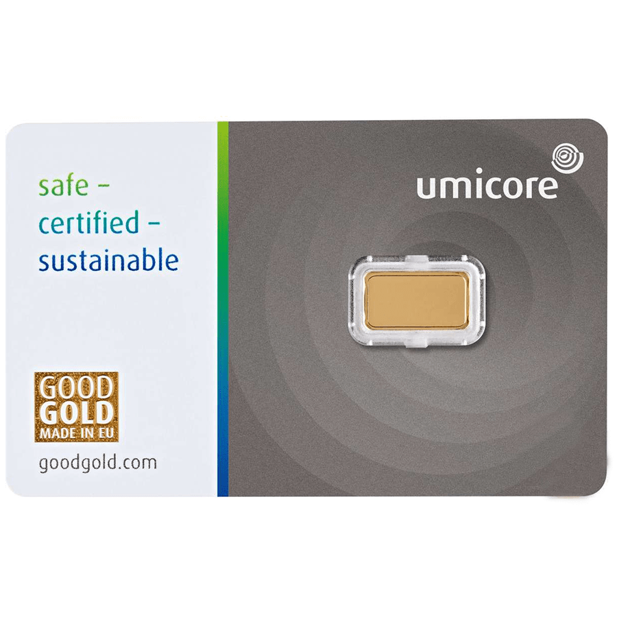 1 gram gold bar- Umicore thumbnail 2