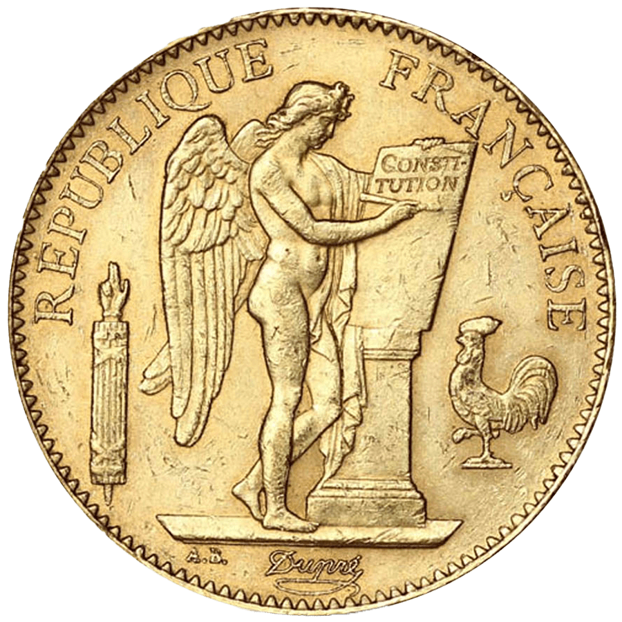 100 French Francs Gold Coin - 1878-1914 Lucky Angel — photo 1