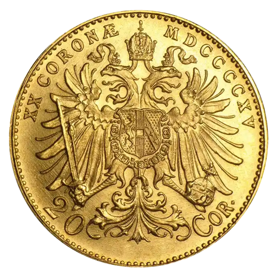 20 Austrian Coronas Gold Coin - Mixed Years thumbnail 2