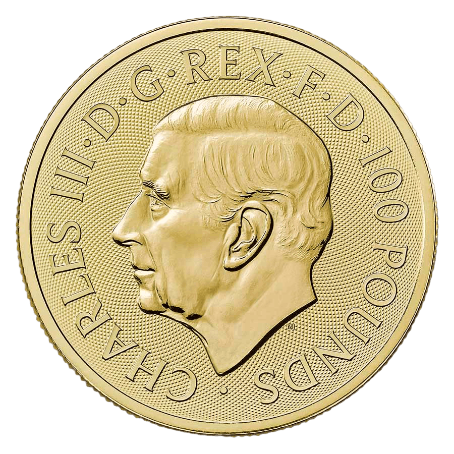1 ounce Gold Coin - St. George and the Dragon 2026 thumbnail 2
