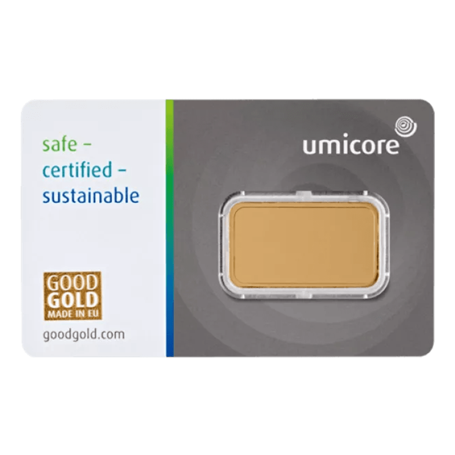 10 gram Gold Bar - Umicore thumbnail 2