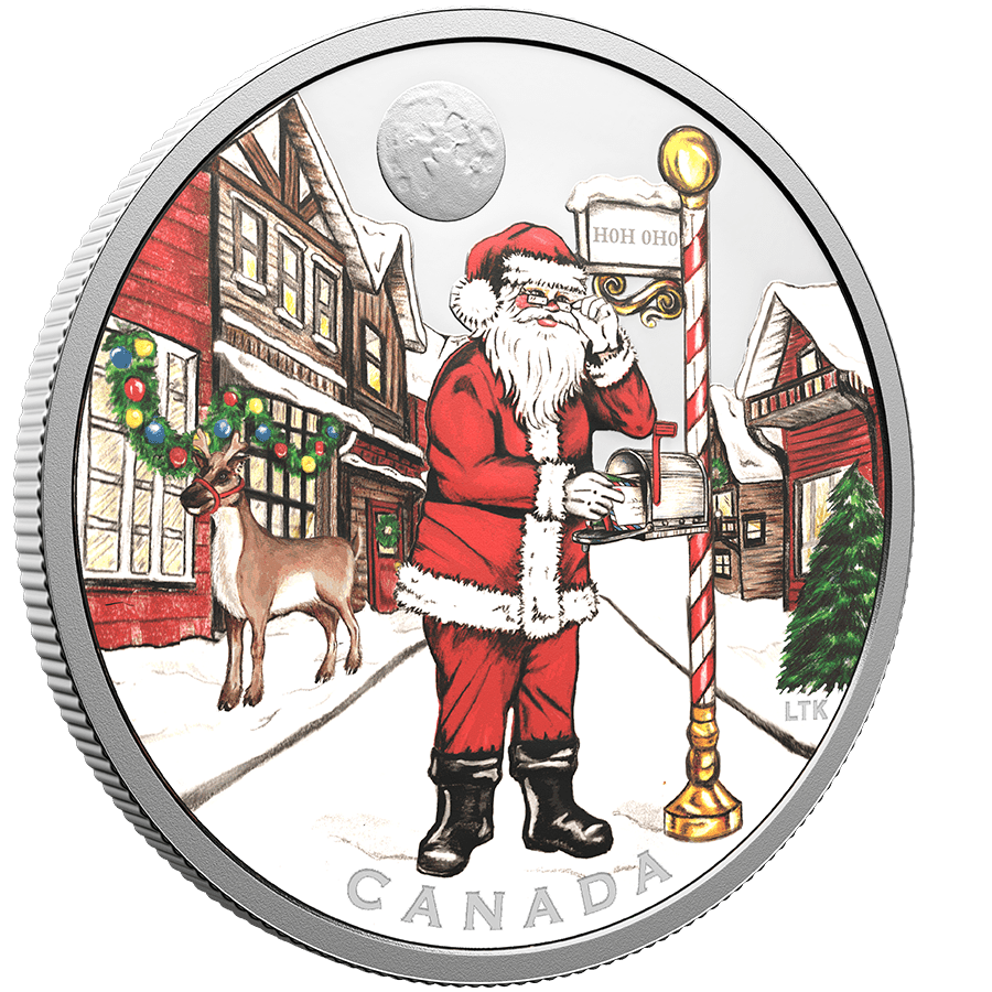 1 ounce Silver Coin - Dear Santa thumbnail 3