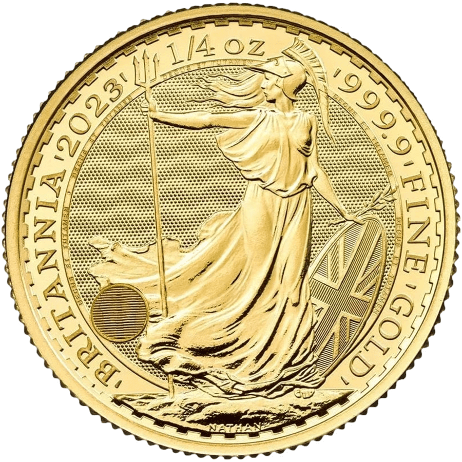 1/4 ounce Gold Coin - Britannia Charles III 2023 — photo 1