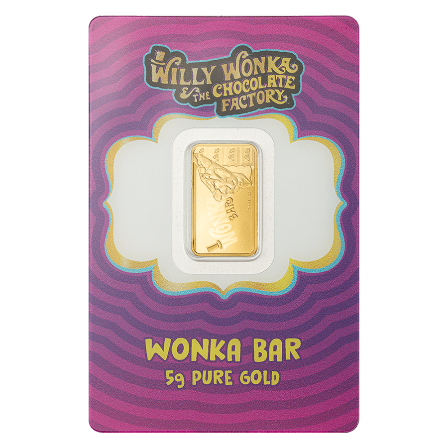 5 gram gold Bar - Wonka Chocolate — photo 1