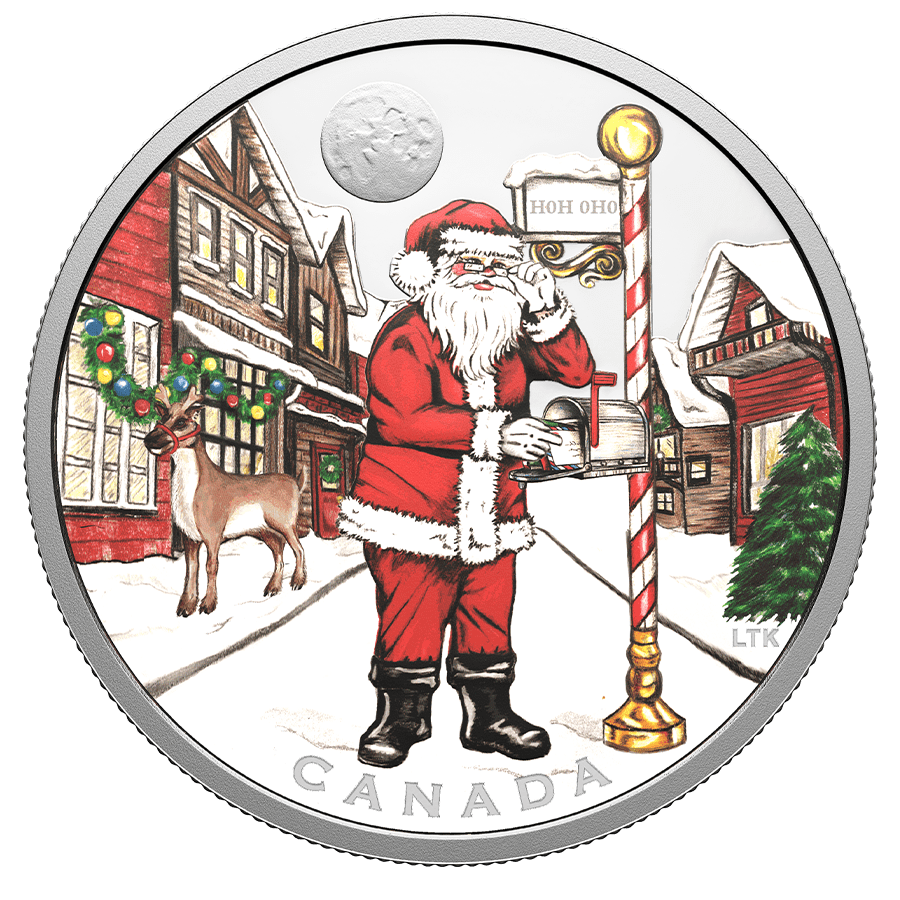 1 ounce Silver Coin - Dear Santa — photo 1