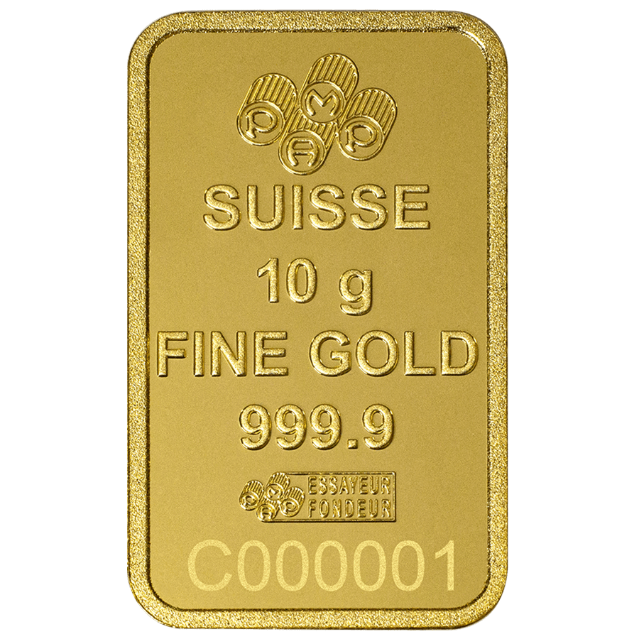 10 gram Gold Bar  - PAMP Suisse Lady Fortuna (with Frame) thumbnail 4