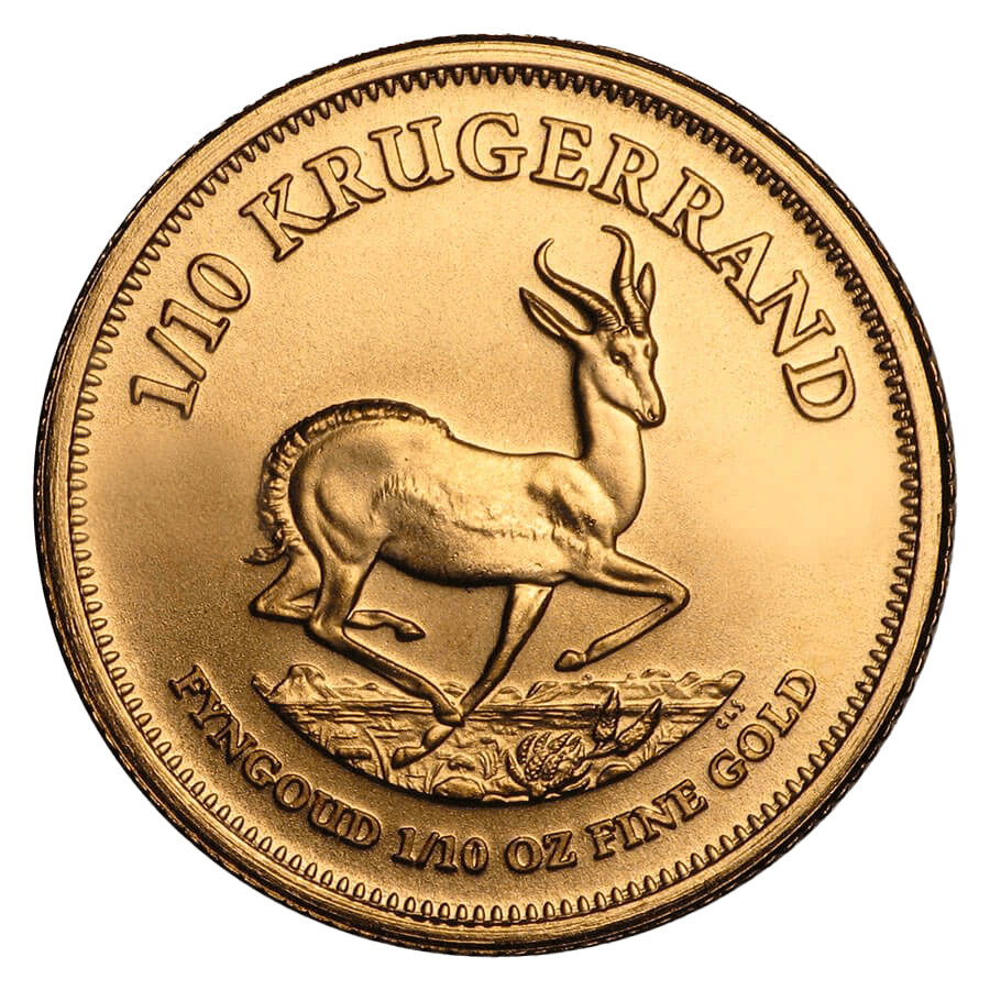 1/10 ounce Gold Coin - Krugerrand Mixed Years — photo 1