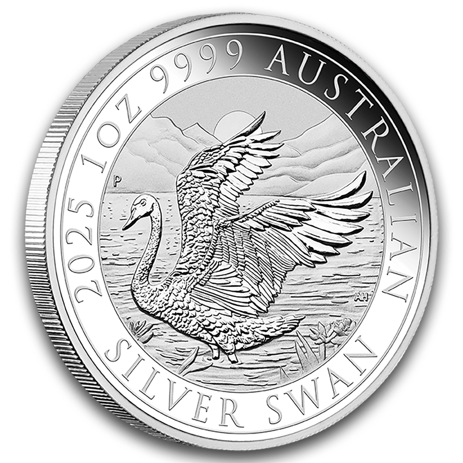 1 ounce Silver Coin - MS-70 PCGS - Australian Swan 2025  thumbnail 4