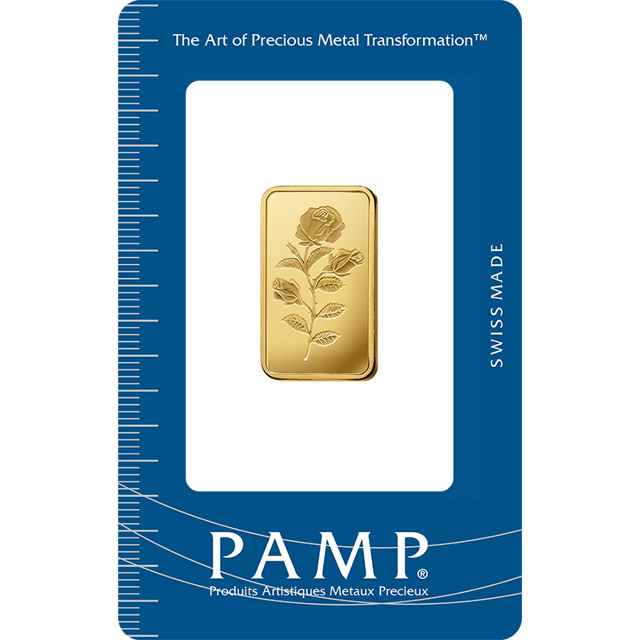10 gram Gold Bar - PAMP Suisse Rosa — photo 1