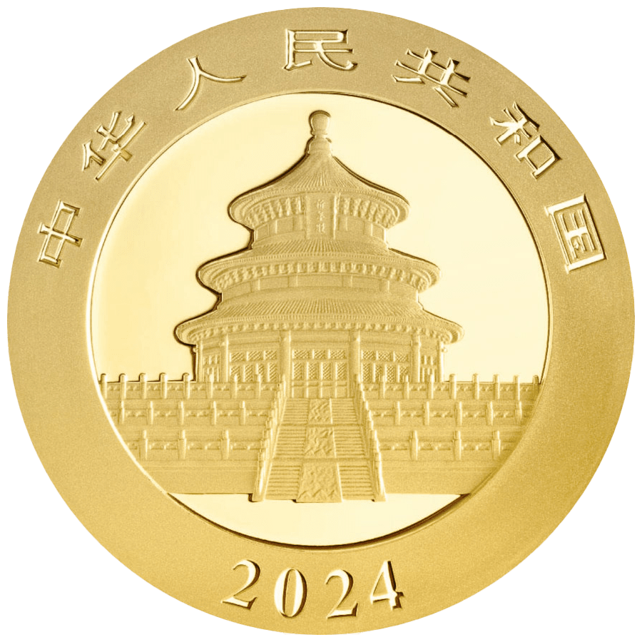 3 gram Gold Coin - Panda 2024 thumbnail 2
