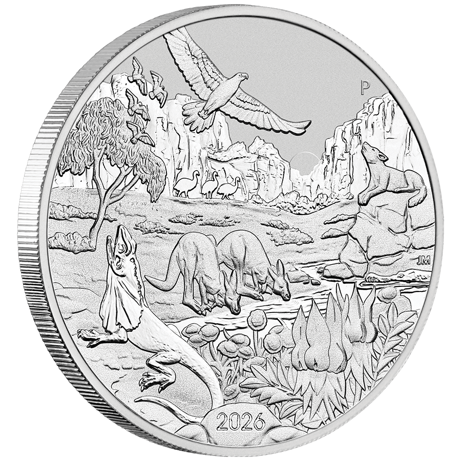 1 ounce Silver Coin - Wonders of Australia - The Outback thumbnail 3