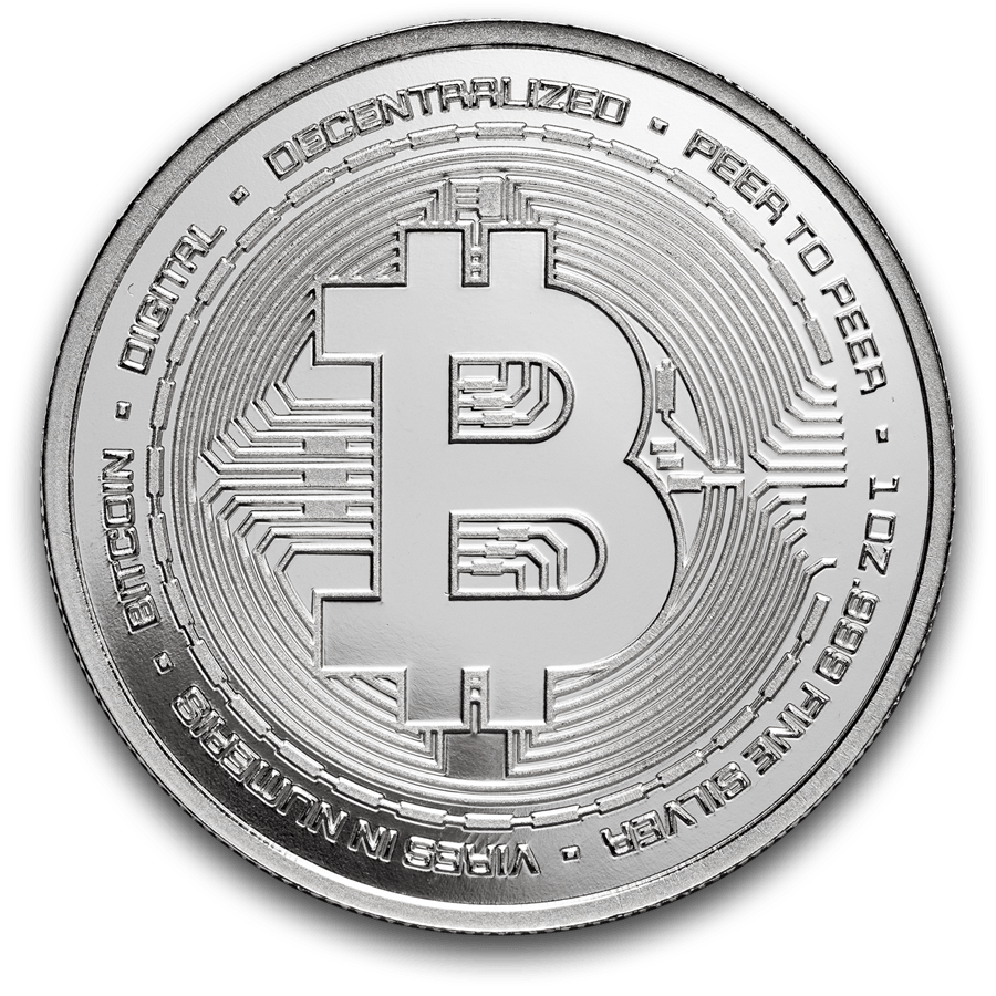 1 ounce Silver Coin - 2025 Bitcoin Proof with Box and COA thumbnail 2