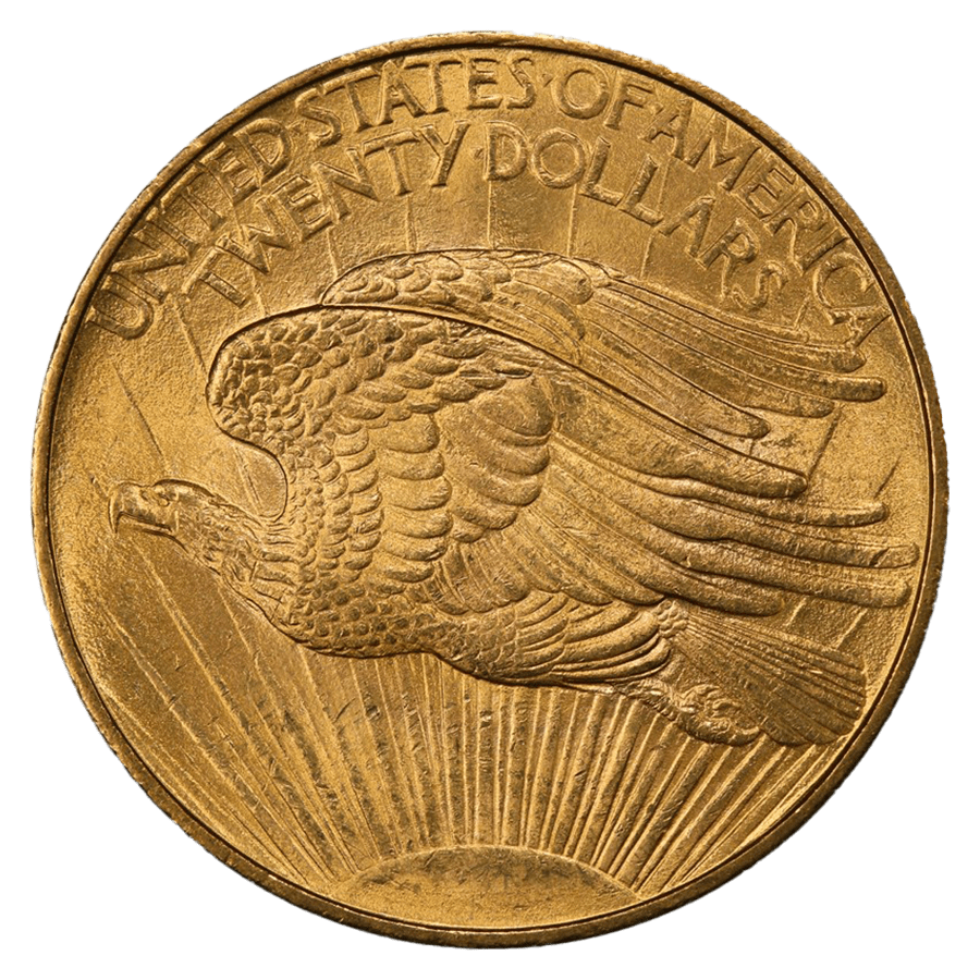 20 US Dollars Gold Coin - St. Gaudens Double Eagle Mixed Years thumbnail 2