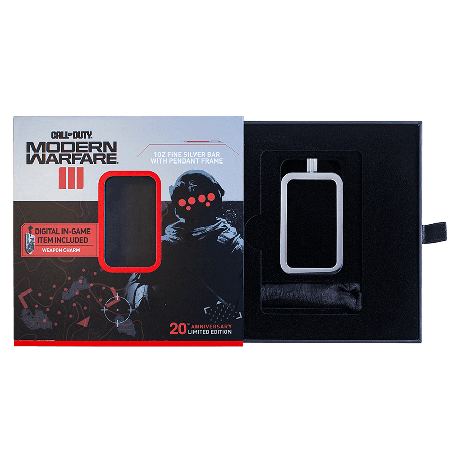 1 ounce Silver Bar - Call of Duty (with frame) thumbnail 3